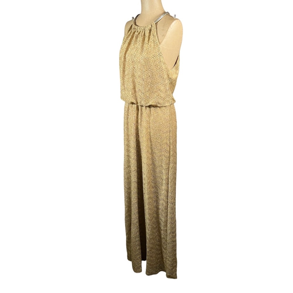 B. SMART Gold Shimmering Gown Size 8